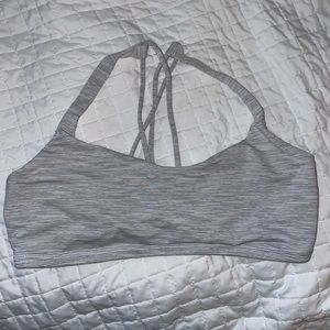 Lululemon heather gray sport bra